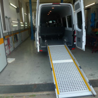 XS Rollstuhl-Auffahrrampe