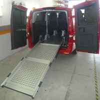 XS Rollstuhl-Auffahrrampe