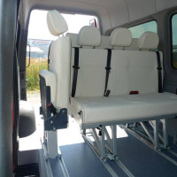 Sprinter mit 2x PA-Sitze und 2x Flexus auf dem Aluboden 6
