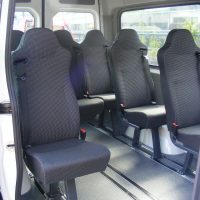 Sicom 2 Zentralfuss Festeinbau auf Aluboden in MB Sprinter