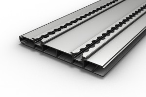 Doppelschiene gebohrt